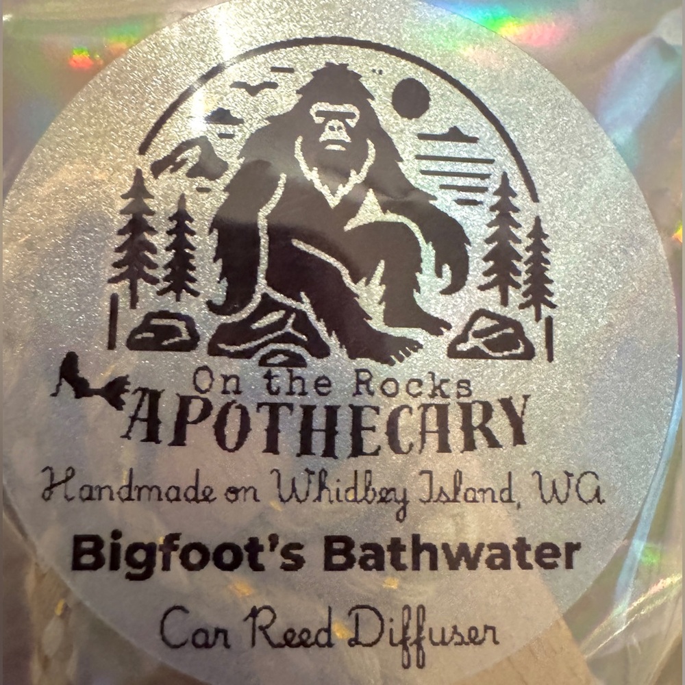 Bigfoot's Bathwater Car Reed Diffuser - Calming, Fresh, and surprisingly Elegant